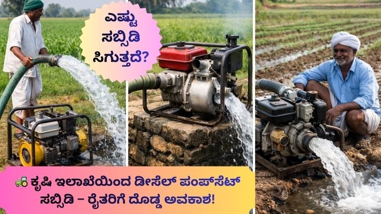 Diesel Pumpset Subsidy Karnataka