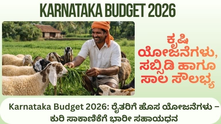 Karnataka Budget 2026 Farmers Schemes