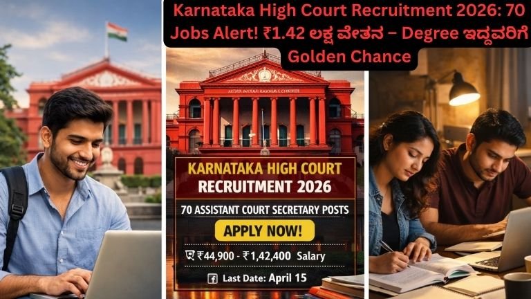 Karnataka High Court Recruitment 2026