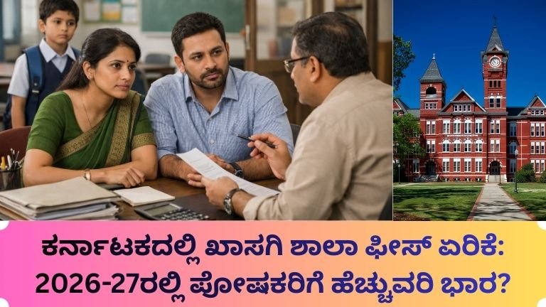 ಕರ್ನಾಟಕ ಖಾಸಗಿ ಶಾಲಾ ಫೀಸ್ ಏರಿಕೆ